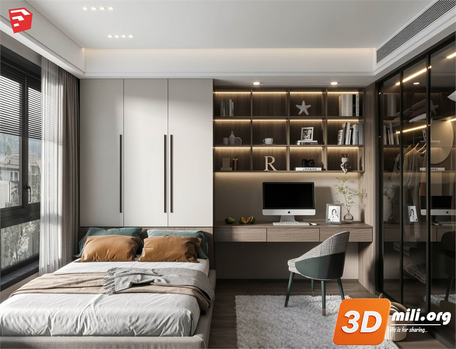 Children Room Scenes Skp FIles 